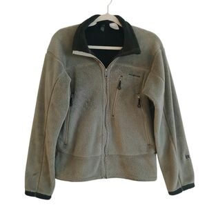 PATAGONIA R4 Technical Fleece Jacket Men's S Full Zip Polartec USA Green